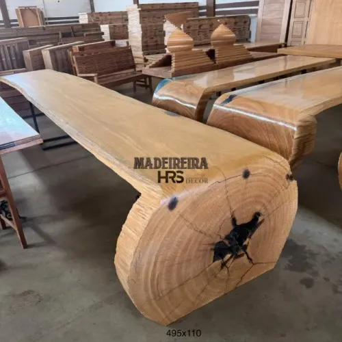 Mesa Cascata Madeira Maciça 495x110 Promoção R$11500