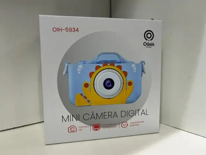 Mini câmera digital infantil para tirar fotos -Filmadora efeitos filtros OIH-5934 -Coimbra