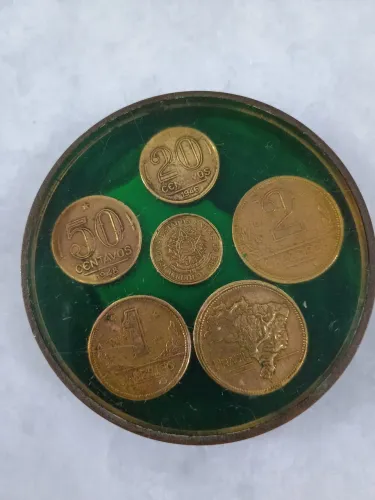 Moedas antigas.