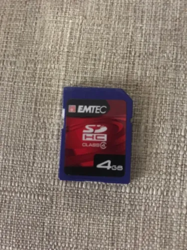 Cartão de Memória SD 4GB Class 4 Emtec