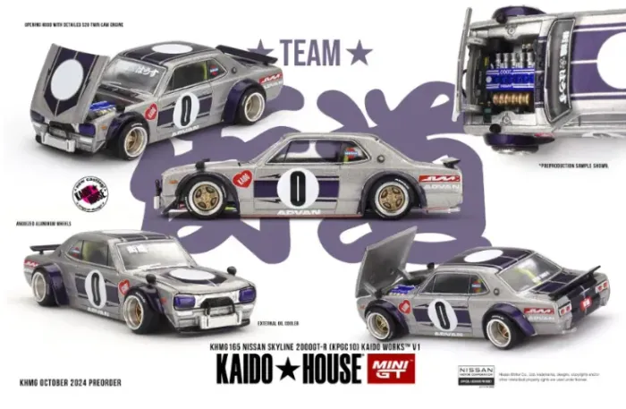 MINIATURA 1/64 Mini GT Kaido GT Nissan Skyline 20000GT-R
