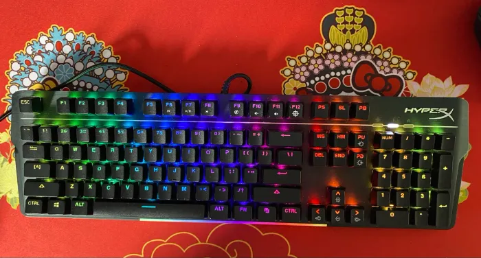 Teclado Mecânico HyperX Alloy MKW100 - RGB Red Switch