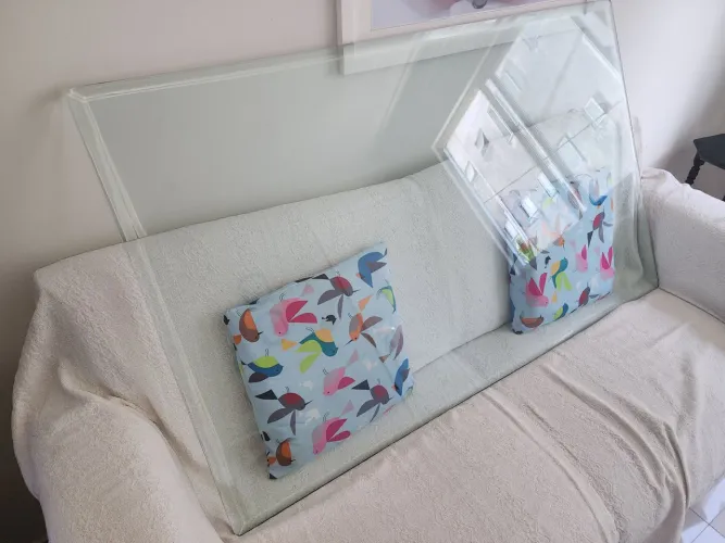 Tampo Mesa de vidro - moderna e elegantee