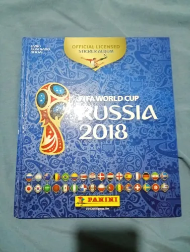 Álbum de figurinhas Copa do Mundo 2018