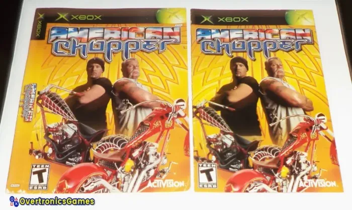 Encarte E Manual Do Jogo American Chopper Xbox Clássico