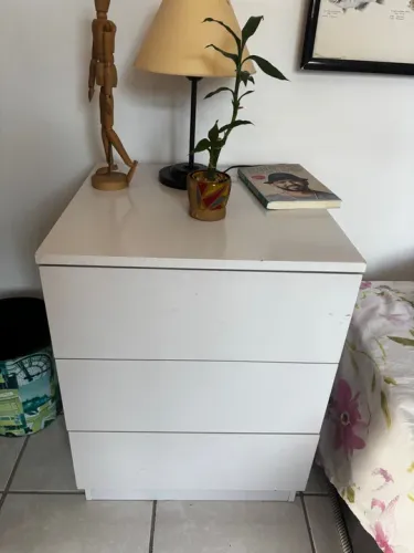 Gaveteiro de 3 gavetas branco