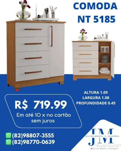 OFERTA COMODA ESPAÇOSA NT 5185