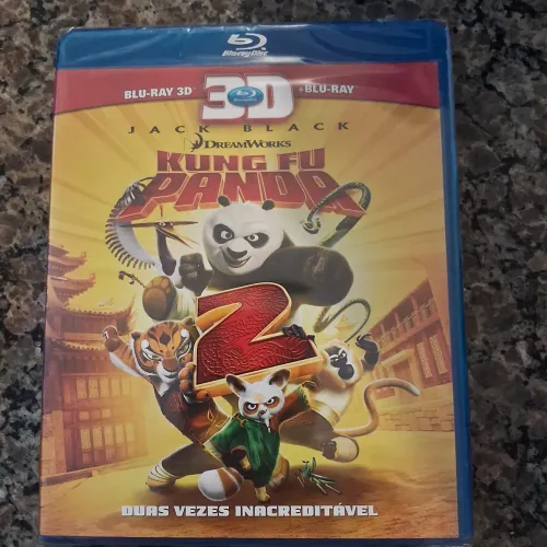 Blu-ray kung fu panda 2 - 3D + Blu-ray original LACRADO 