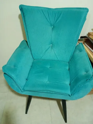 Poltrona azul Tiffany 