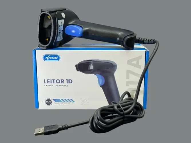 Leitor de código de barras USB