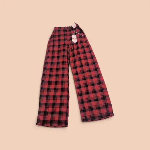 Calça xadrez infantil 14