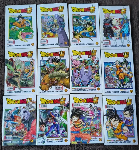 Mangá Dragon Ball Super - Volumes 1 ao 12 (12 Volumes)