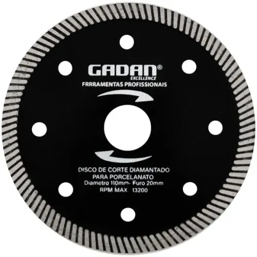 Disco de Corte Diamantado Porcelanato 4'' 20mm