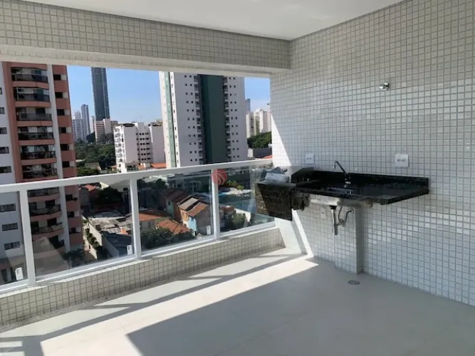 Apartamento garden no Tatuapé novo com 4 vagas.