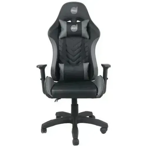 Cadeira Gamer Elite Pro Dazz Preto e cinza reclinável