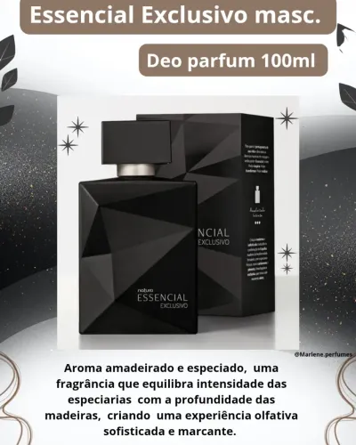Essencial Exclusivo deo parfum masculino, 100ml