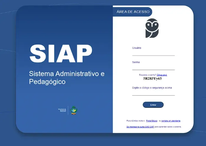 Especialista nas áreas educacionais SAS SIAP