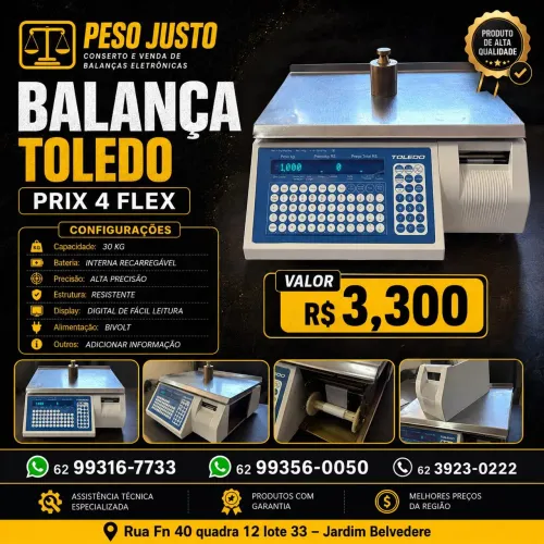Balança Toledo Prix 4 Flex