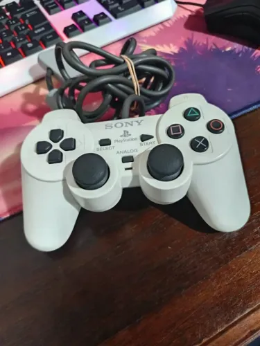 Controle Dualshock Ps1 Playstation 1 Branco Raro
