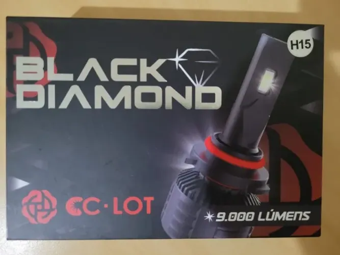 Kit 3 Pares Ultra LED CC-LOT Black Diamond 9.000LM (H7, H11 e H15)