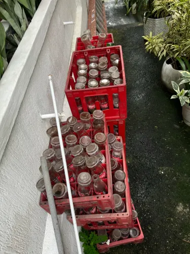 Caixa de Coca cola -Cascos de coca cola 