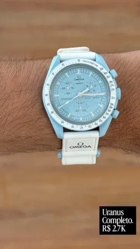 Omega Swatch Moonswatch Mission to Uranus, completo.
