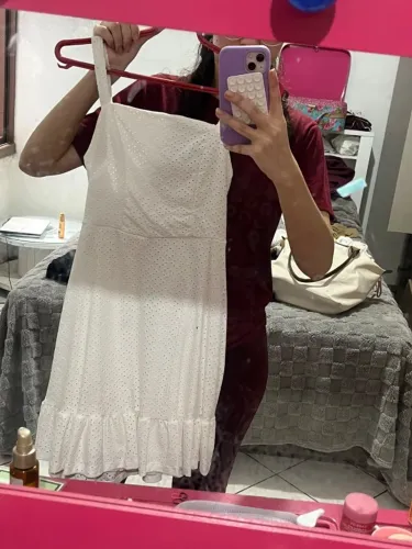 Vestido branco C&A