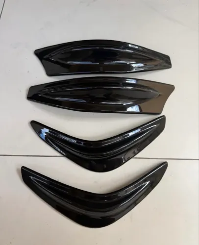 Protetores laterais do para-choque do HR-V(Preto)