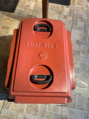 Caixa transporte de cachorro 