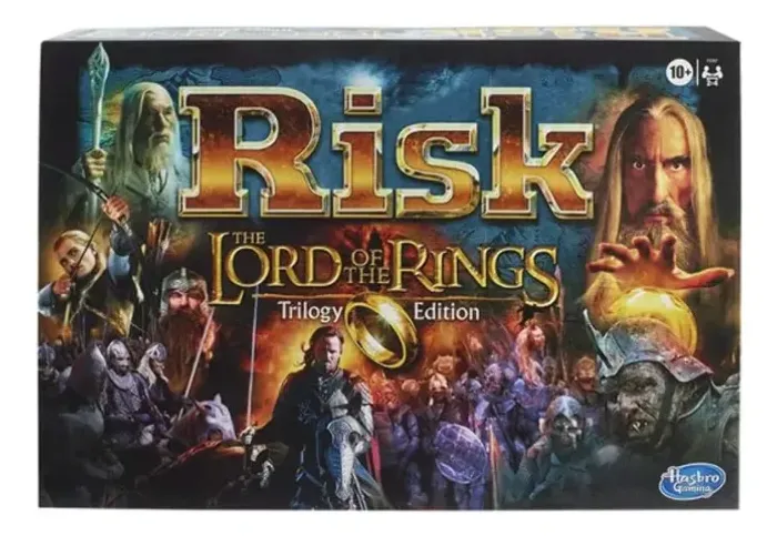 Hasbro Jogo de Tabuleiro Risk: A Trilogia Do Senhor Dos Anéis, Importado, Em Inglês