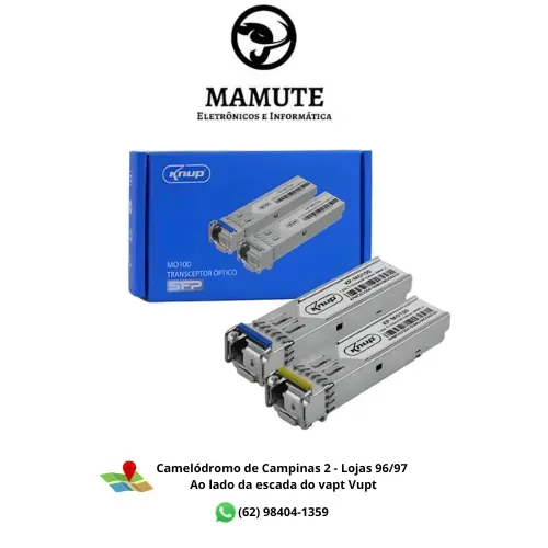 Transceptor Sfp Óptico Lc 1,25gbps 20km 1310/1550nm Monomodo