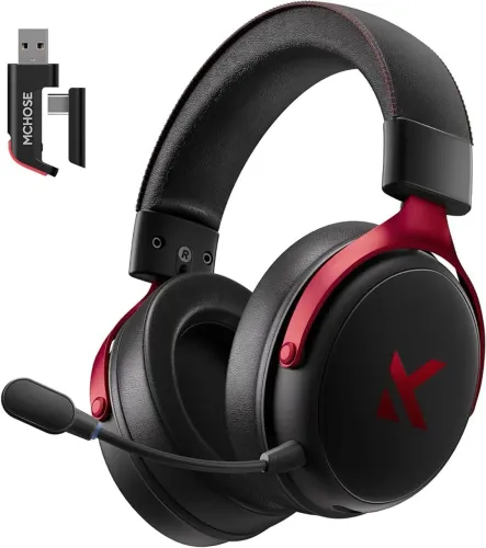 Headset Mchose V9 Pro 7.1 Drivers 53mm Professional EQ 2000 mAh 256g Aluminum