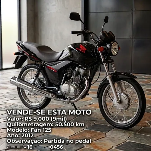 Moto fan 125 cc