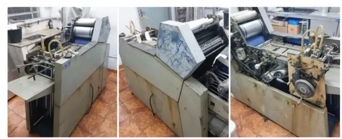 Impressora offset multilith 