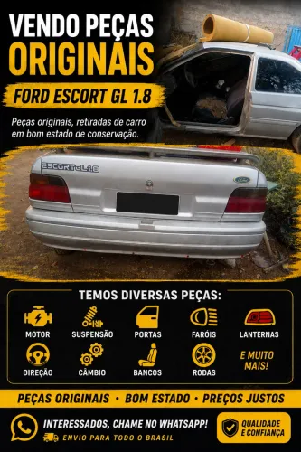 Peças originais do Escort 1.8