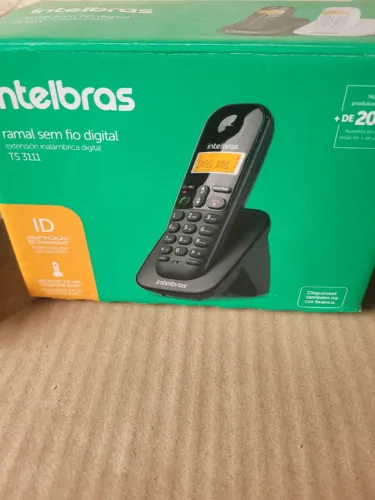 Telefone sem Fio Digital Intelbras com Ramal TS3111