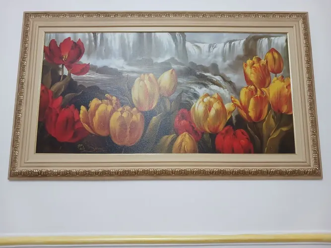 Quando grande pintura a óleo 