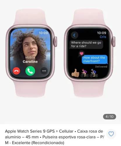 Relógio Apple Watch Series 9 (GPS)