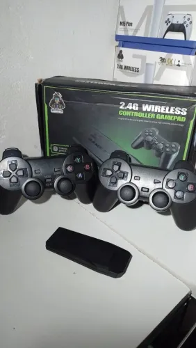 Game Stick 10 mil jogos 2 controles novo na caixa videogame