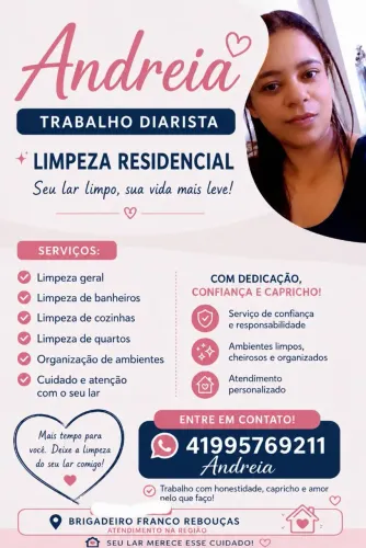 Diarista reboucas