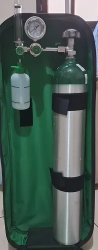 Cilindro De Alumínio Portátil 5 Litros Com Acessórios (Vazio)<br>