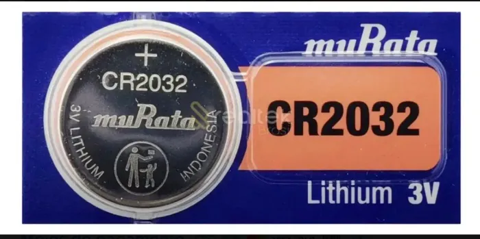 Pilha bateria CR2032 3V muRata 3v cartelac/5