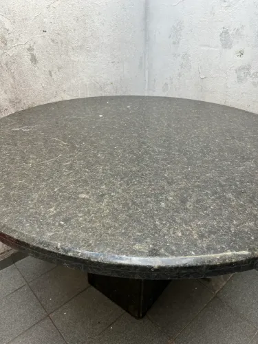 Mesa de mármore redonda 