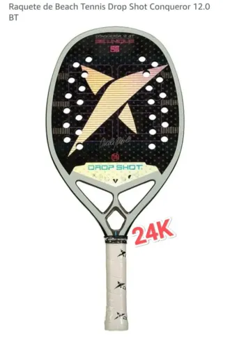 Raquete Beach tennis Drop Shot Conqueror - Carbono 24K