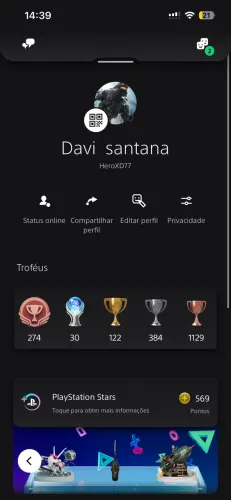 Vendo conta da playstation com muito jogos de ps4 e ps5