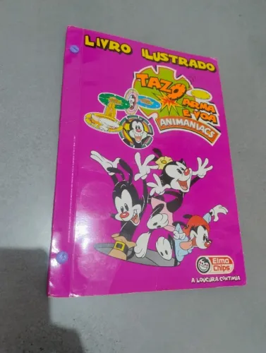 Álbum Tazos Animaniacs arma e voa (original e completo)