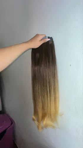 Cabelo vietnamita 60cm ombre hair