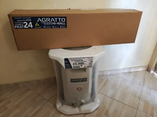 Ar condicionado agratto 24 mil BTUs inverter