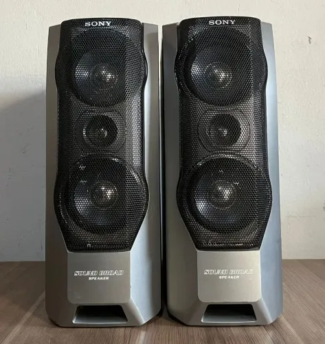 Par Caixas Satélites Sony Ss-Rs158 100 RMS Cada Leia Descrição 