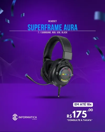 HEADSET SUPERFRAME AURA